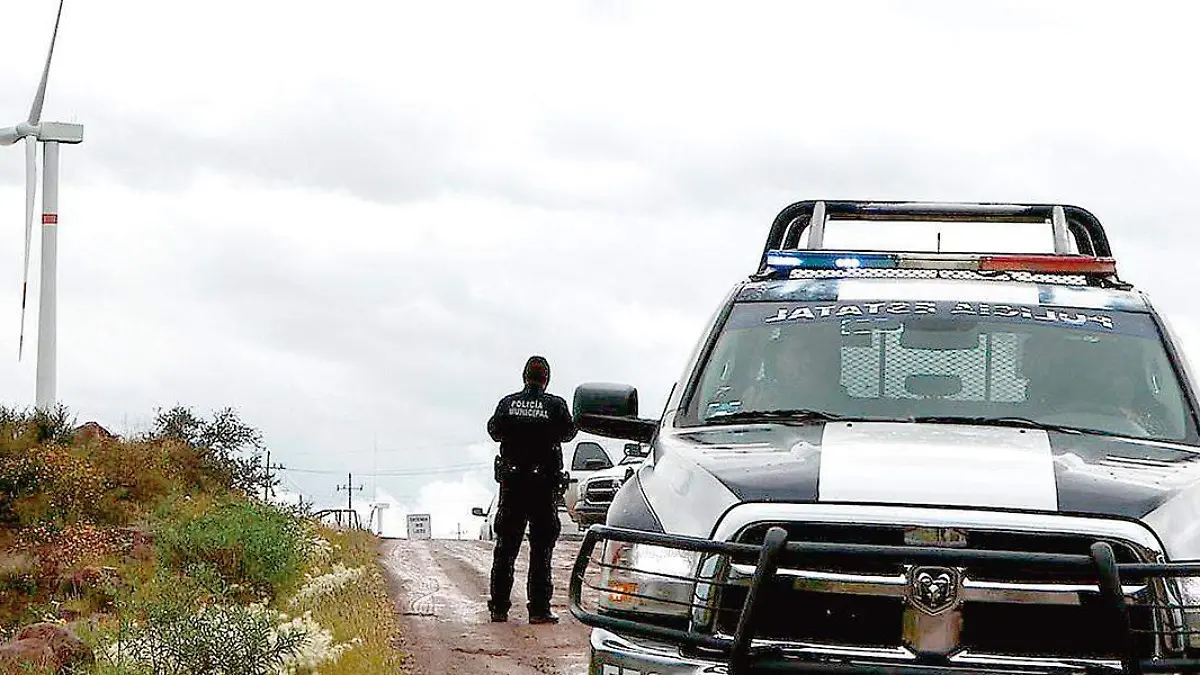 Asesinaron a dos vigilantes del parque eólico de la capital zacatecana